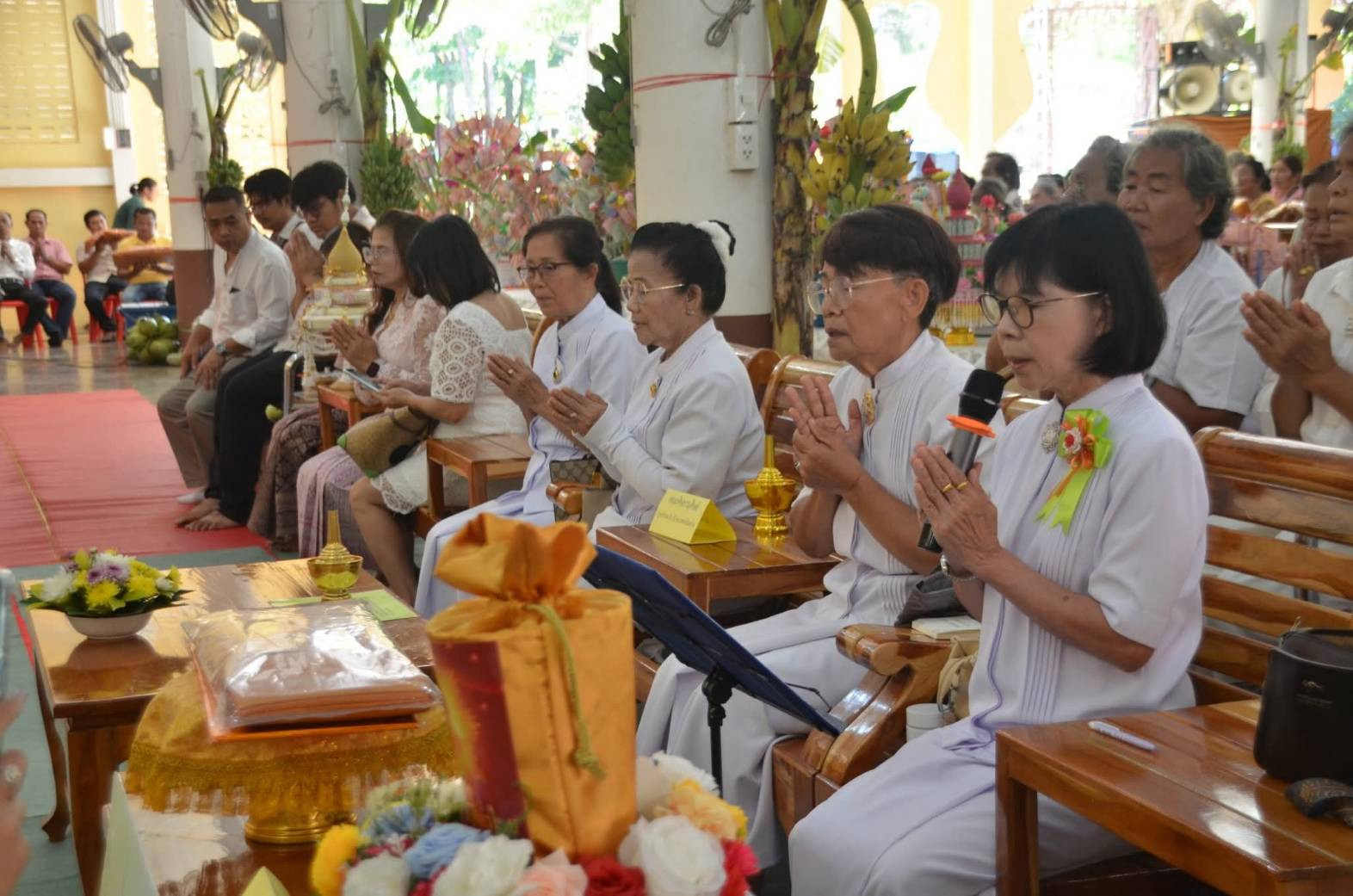 ภาพกล่าวคำถวายกฐินวัดบ่อระแหงคุณาราม