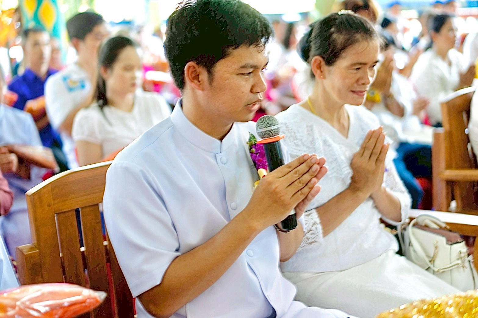 ภาพร่วมพิธีกรรมวัดบ้านนา