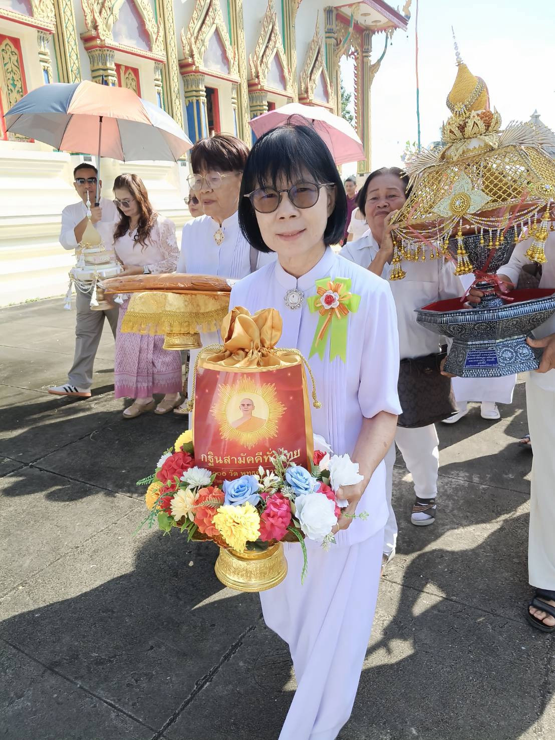 ภาพร่วมพิธีกรรมวัดบ่อระแหงคุณาราม
