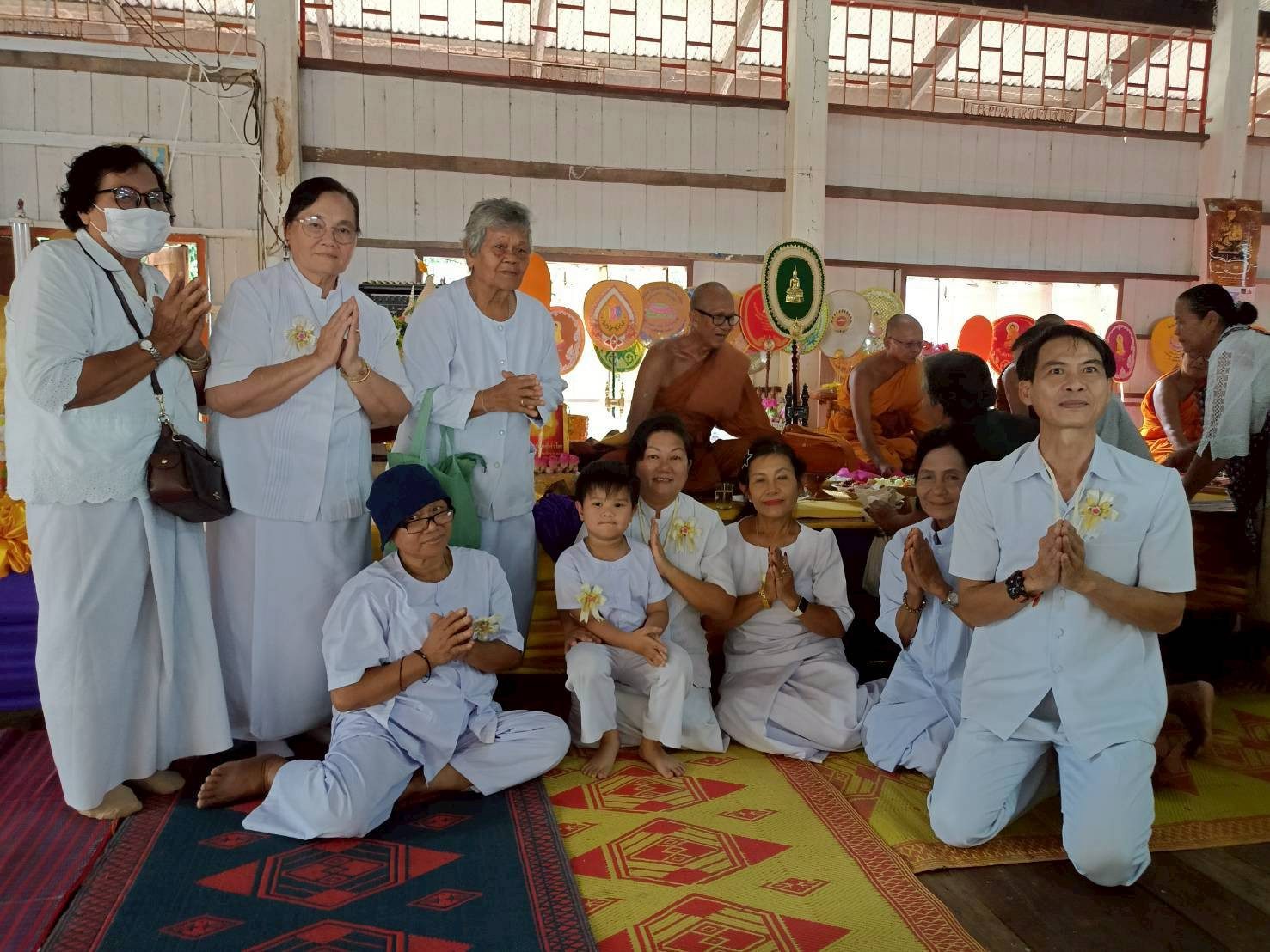 ภาพร่วมพิธีกรรมวัดหัวเขาศรีศรัทธาราม