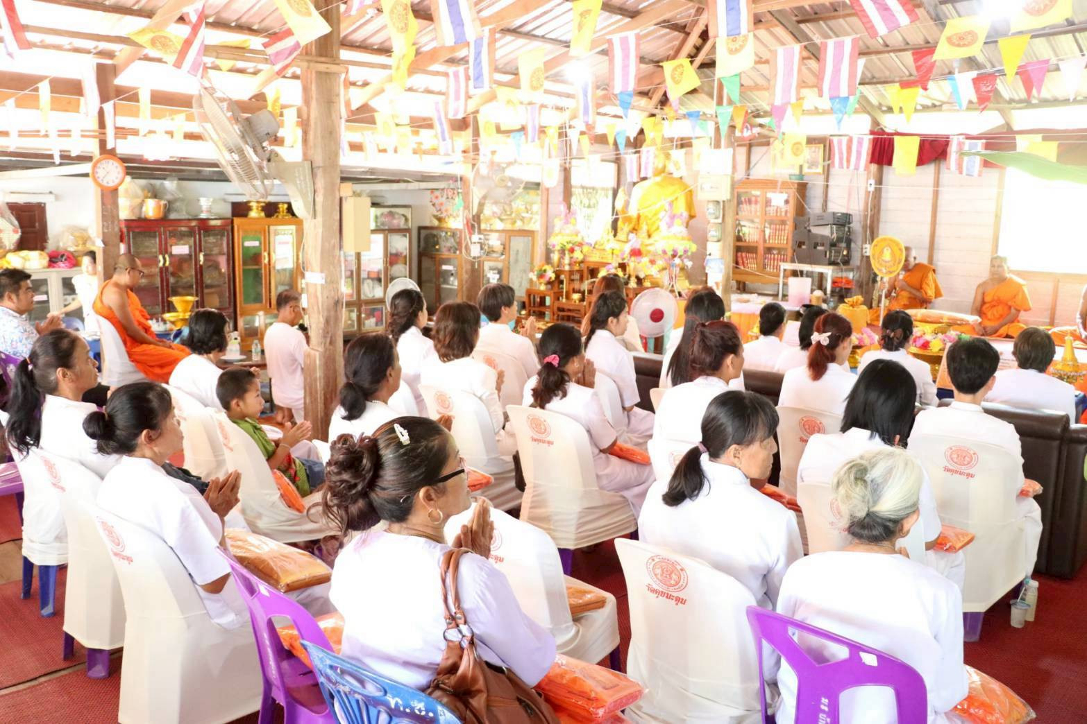 ภาพร่วมพิธีกรรมวัดทุ่งชา