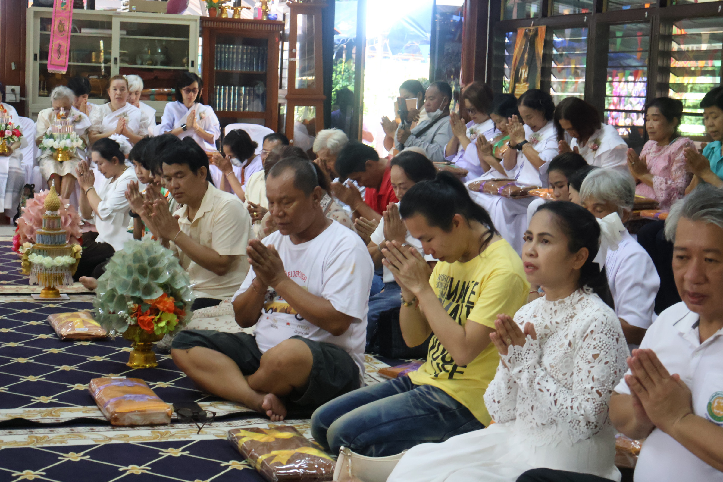 ภาพร่วมพิธีกรรมวัดป่านาบุญ