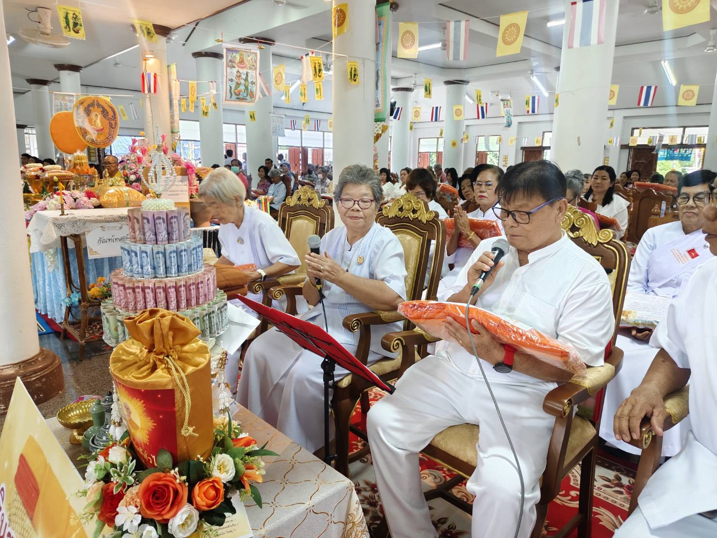 ภาพกล่าวคำถวายกฐินวัดพระพายหลวง