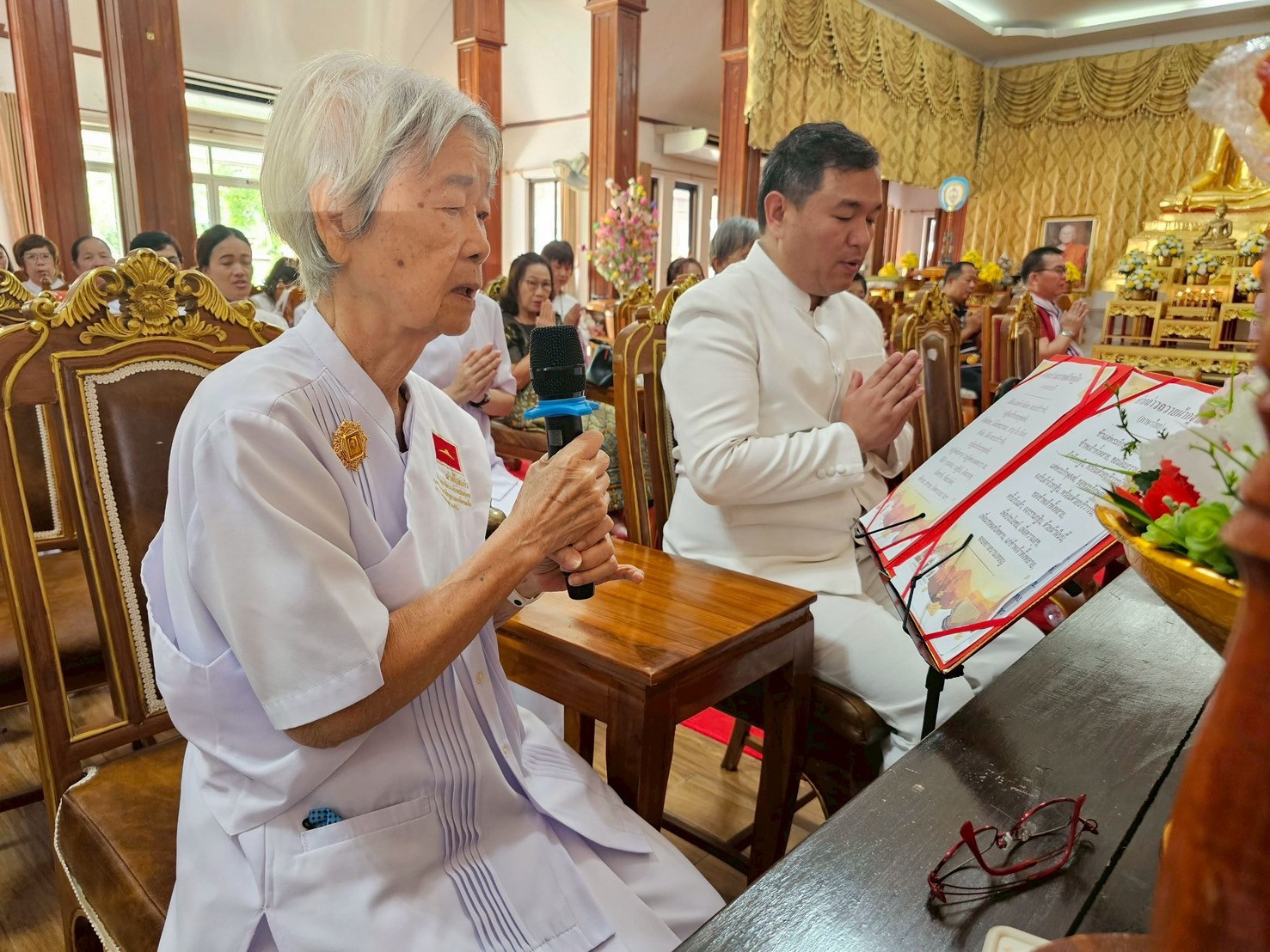 ภาพกล่าวคำถวายกฐินวัดตระพังทอง