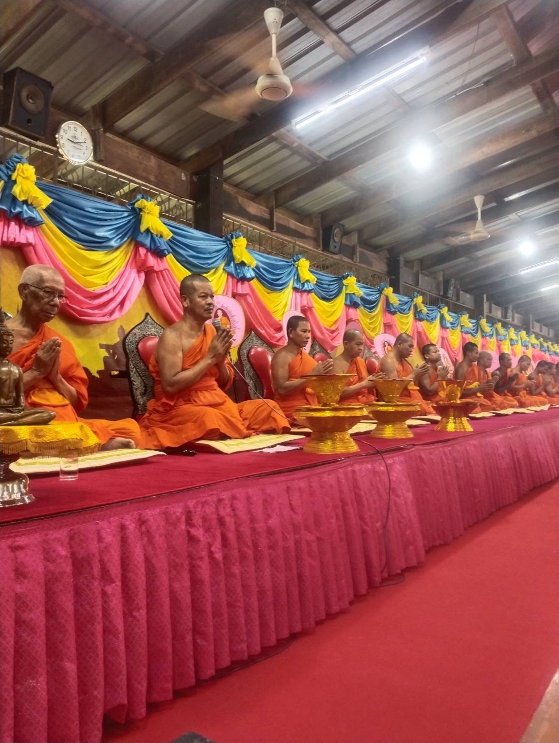 ภาพร่วมพิธีกรรมวัดสังฆาราม