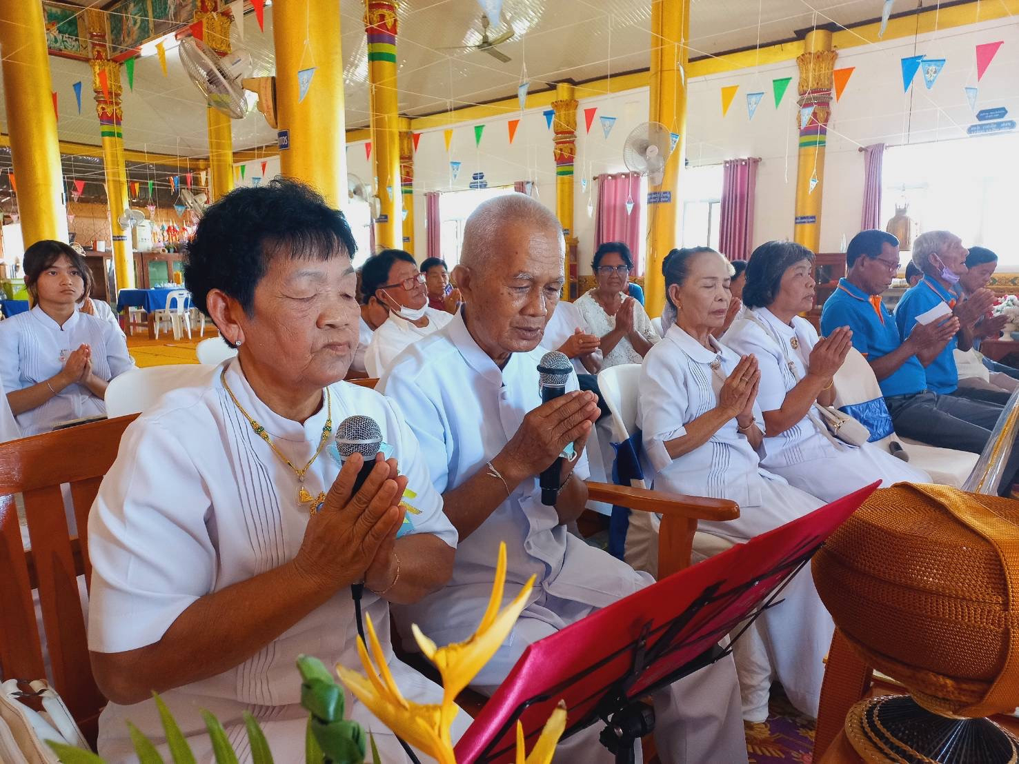 ภาพกล่าวคำถวายกฐินวัดวังใหญ่