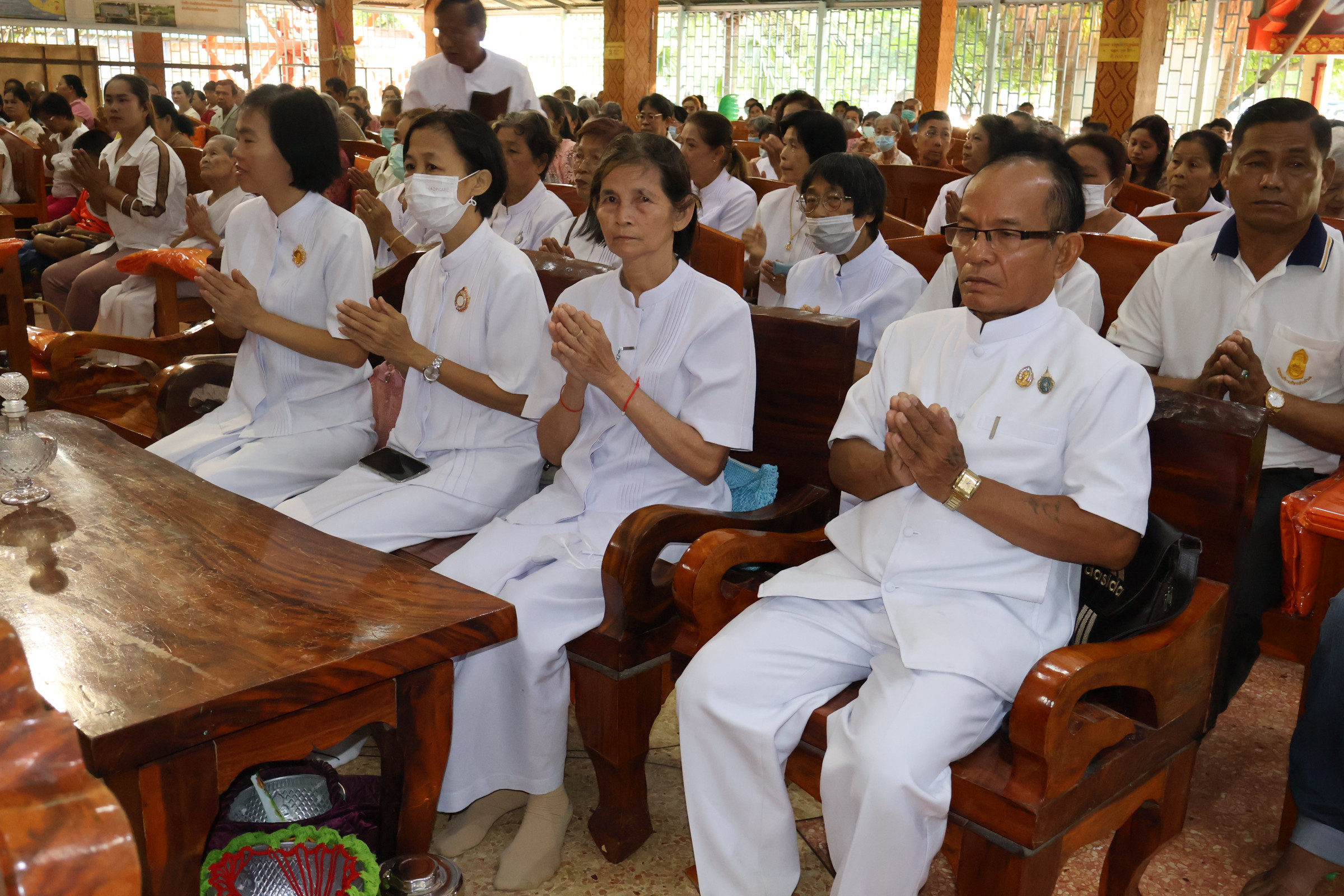 ภาพร่วมพิธีกรรมวัดกงไกรลาศ