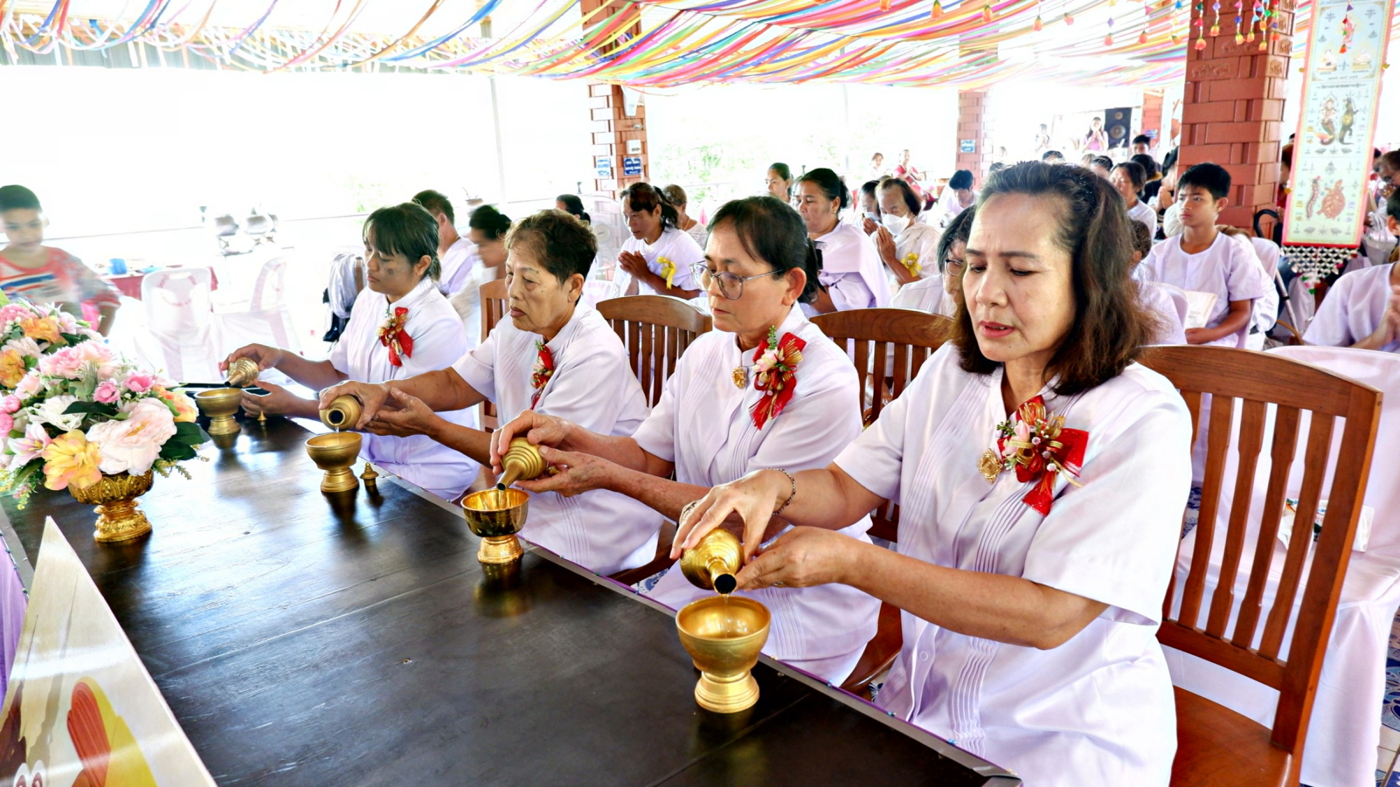 ภาพร่วมพิธีกรรมวัดเขาใหญ่สามัคคีธรรม