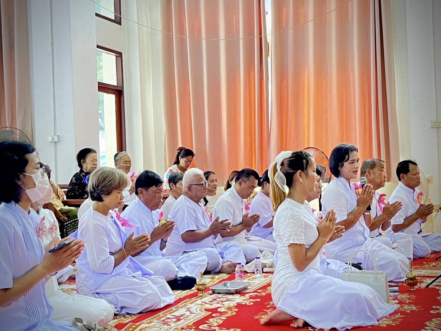 ภาพกล่าวคำถวายกฐินสำนักสงฆ์สหบุญญาราม