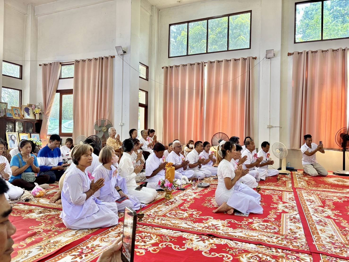 ภาพร่วมพิธีกรรมสำนักสงฆ์สหบุญญาราม