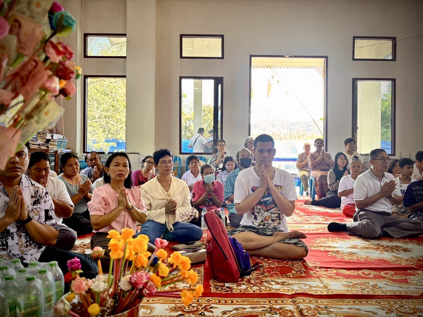 ภาพร่วมพิธีกรรมสำนักสงฆ์สหบุญญาราม