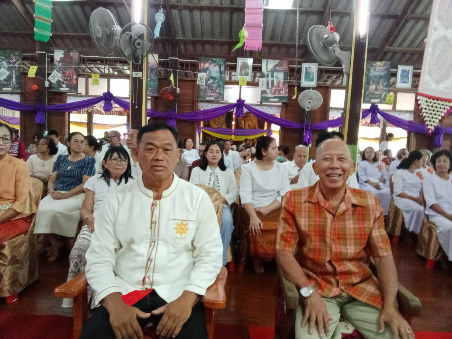 ภาพร่วมพิธีกรรมวัดฤาษีสำราญ