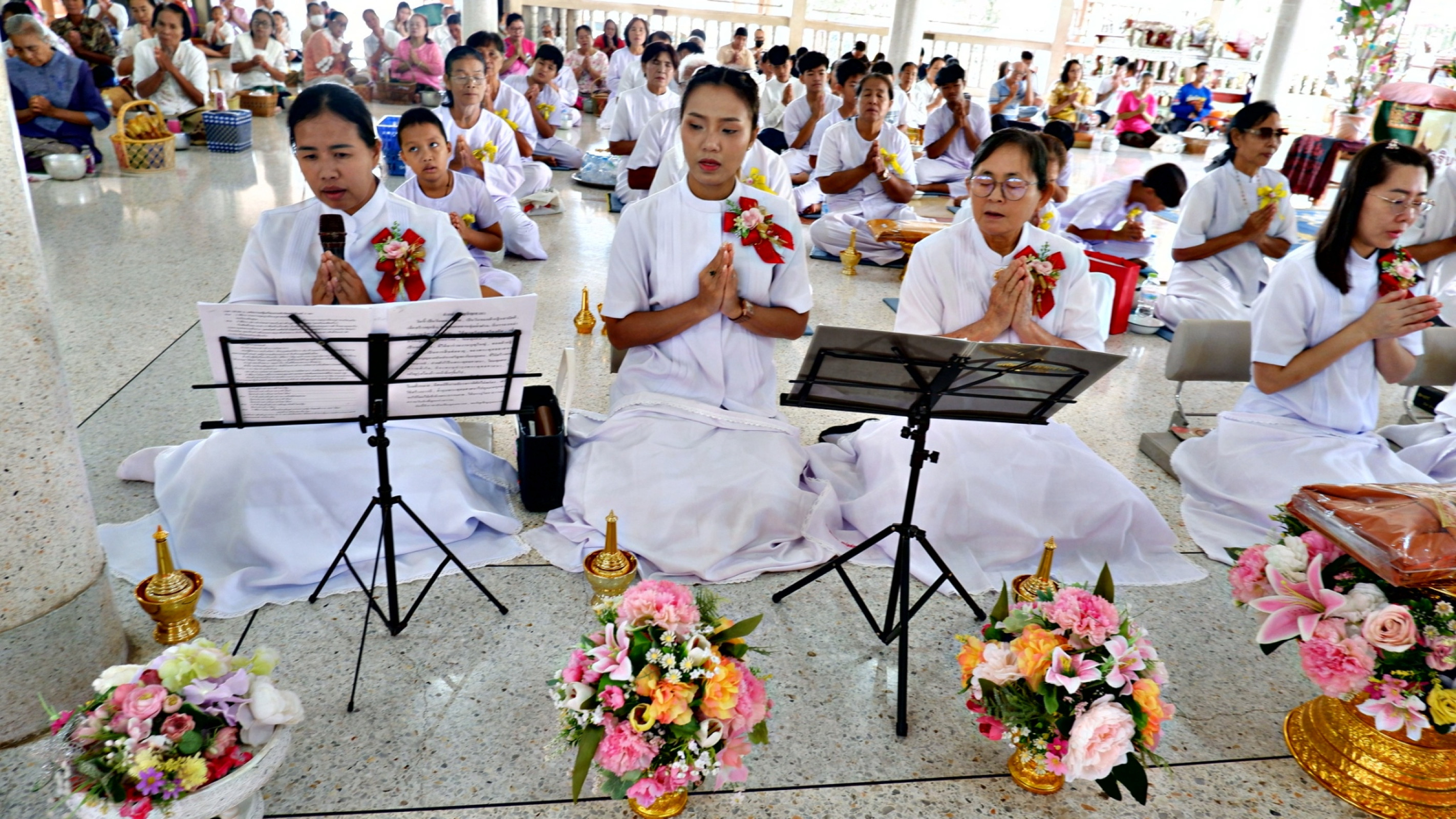 ภาพกล่าวคำถวายกฐินวัดแสนขัน