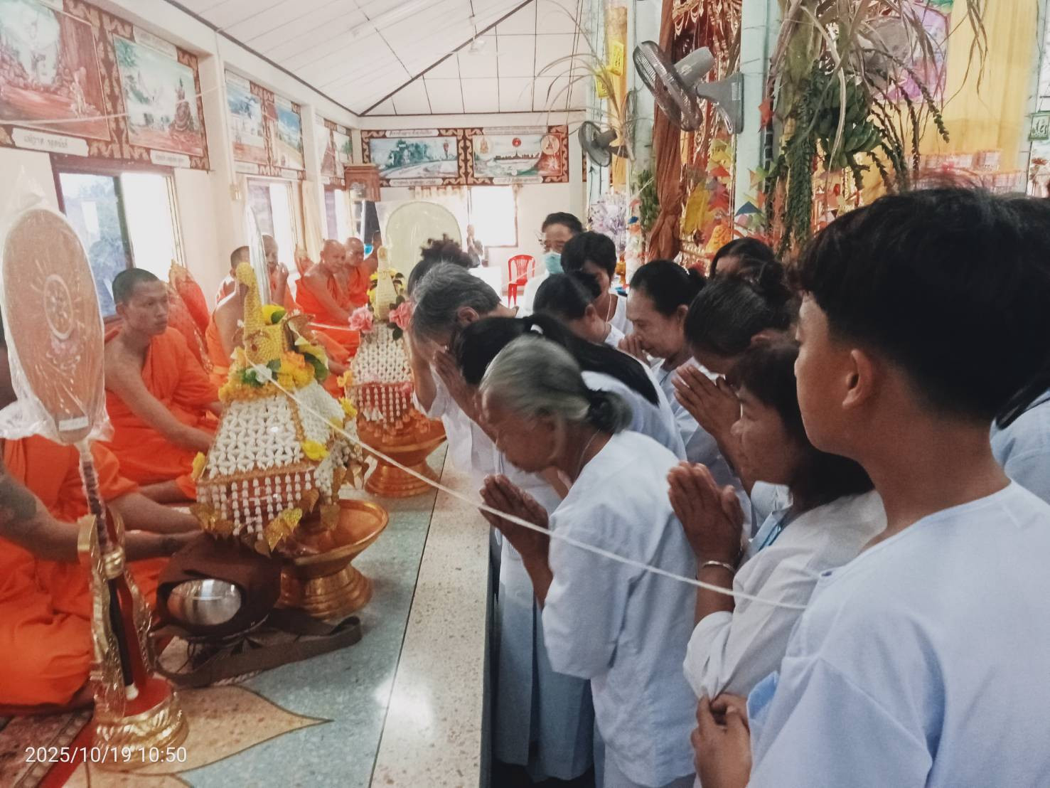 ภาพร่วมพิธีกรรมวัดคลองทรายใต้