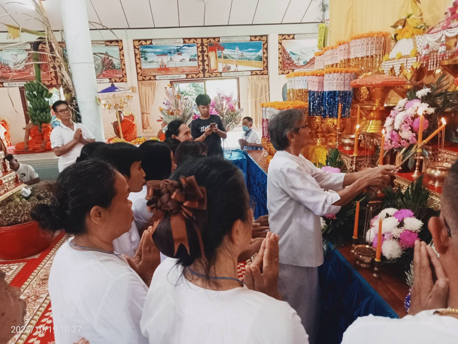 ภาพร่วมพิธีกรรมวัดคลองทรายใต้