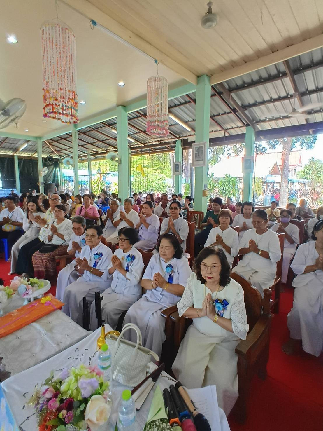 ภาพร่วมพิธีกรรมวัดหนองคันธมาศ