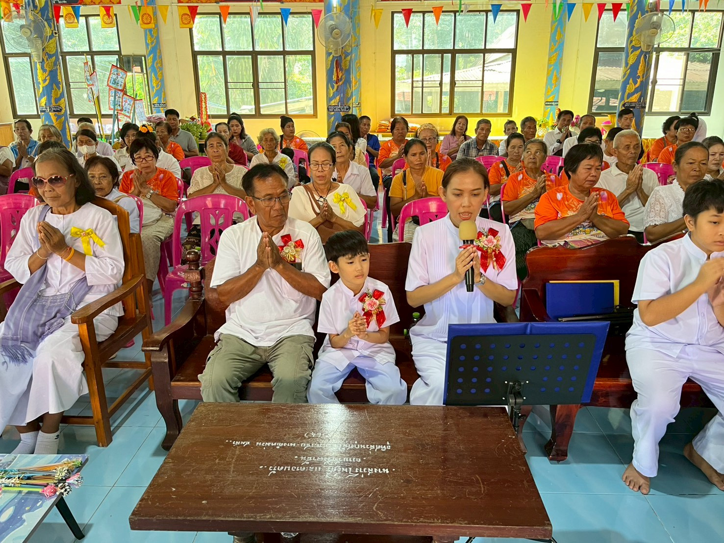 ภาพร่วมพิธีกรรมวัดวังผาชัน