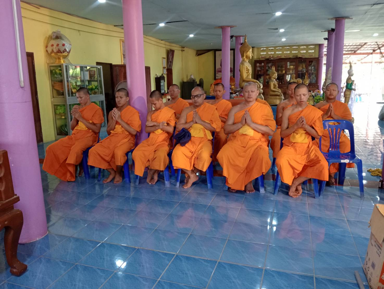 ภาพร่วมพิธีกรรมวัดเกาะสวรรค์