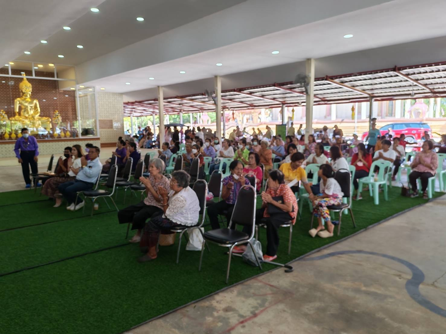 ภาพร่วมพิธีกรรมวัดทัพทันวัฒนาราม