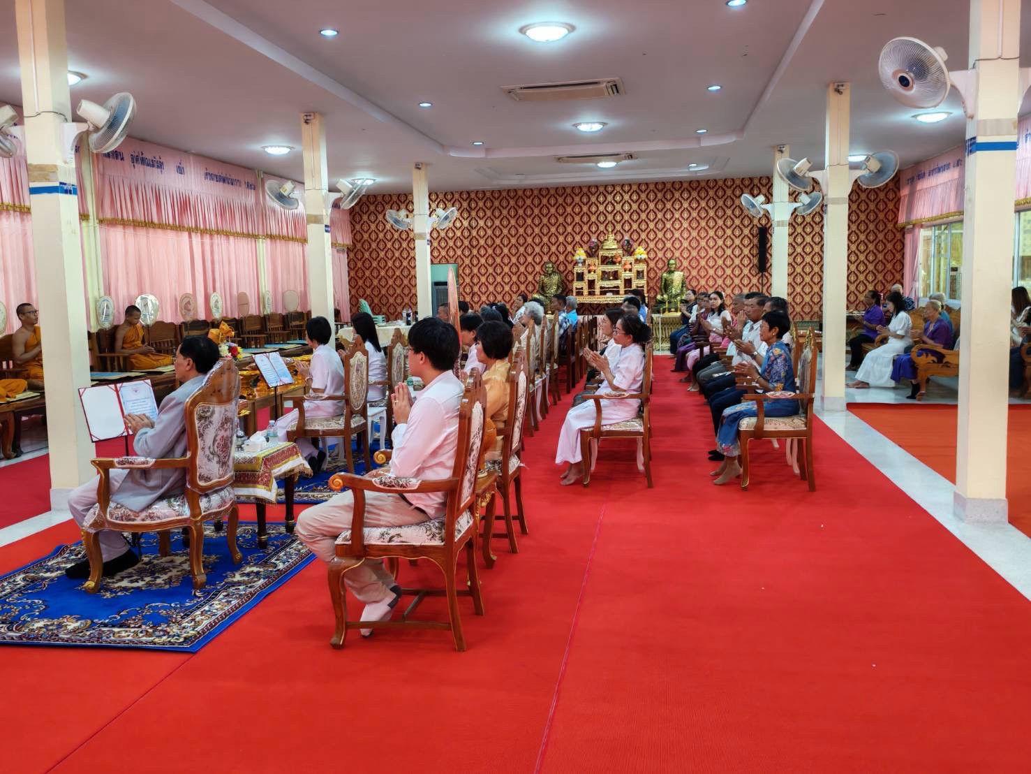 ภาพร่วมพิธีกรรมวัดทัพทันวัฒนาราม