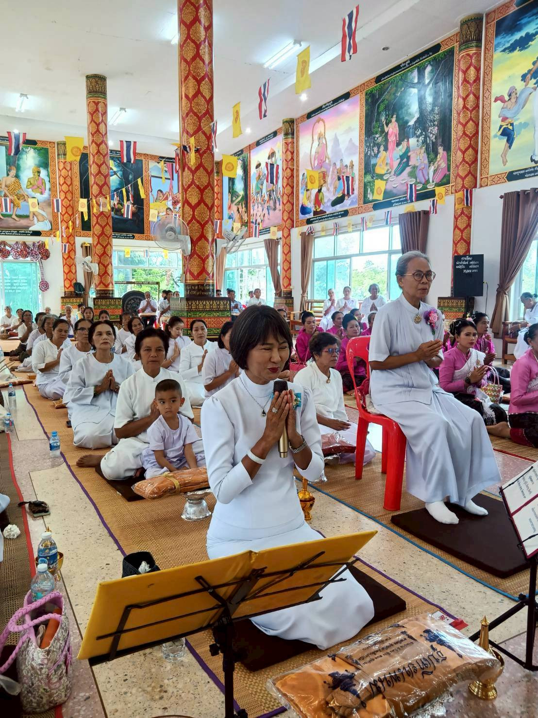 ภาพกล่าวคำถวายกฐินวัดจักรวรรดิ์