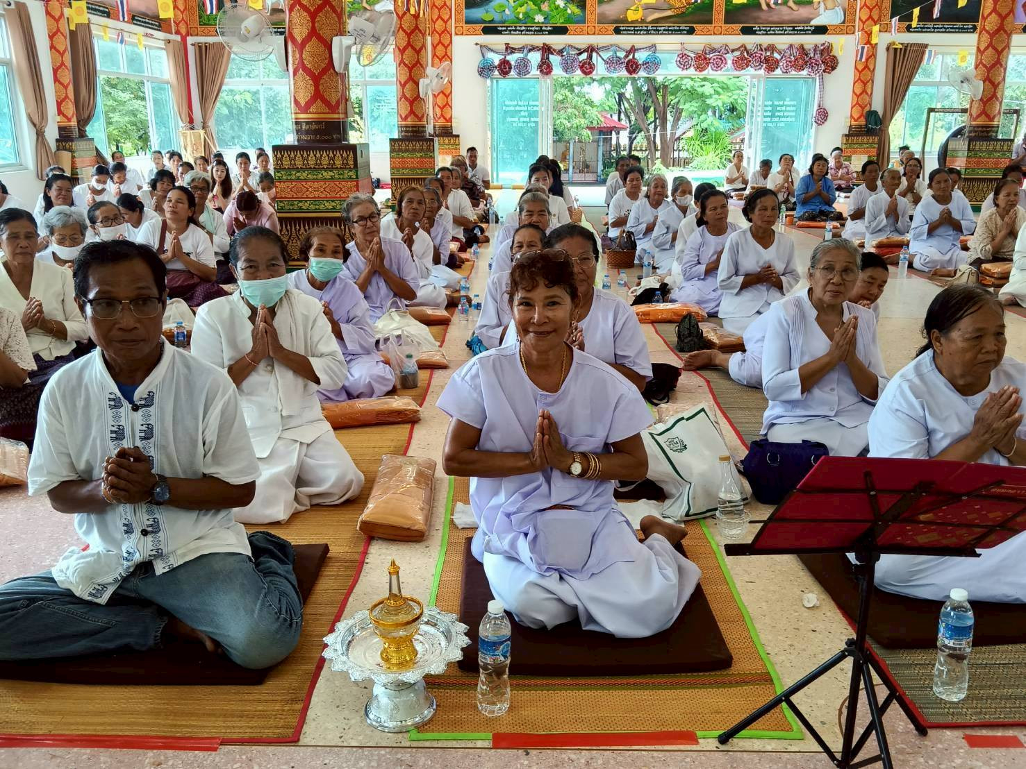 ภาพร่วมพิธีกรรมวัดจักรวรรดิ์