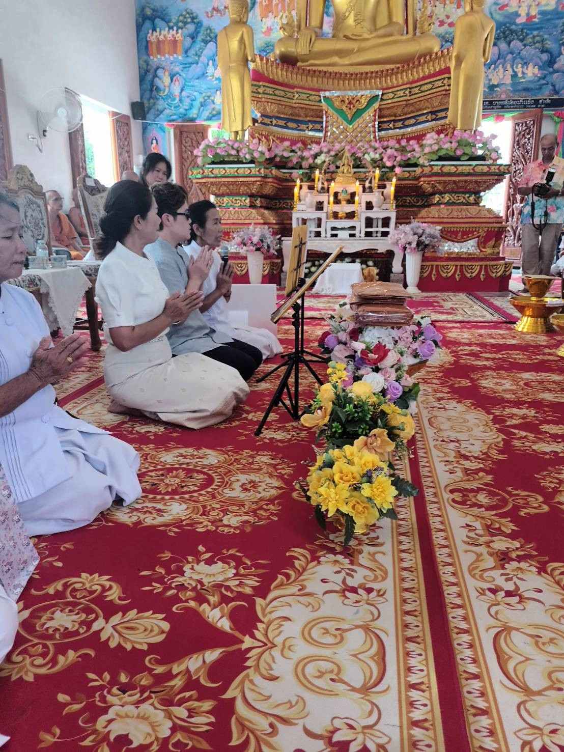 ภาพกล่าวคำถวายกฐินวัดโคกหินตั้ง