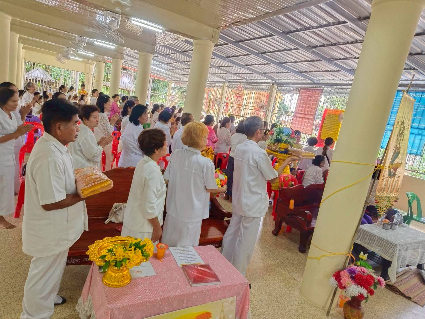 ภาพร่วมพิธีกรรมวัดชัยศิริพนาราม