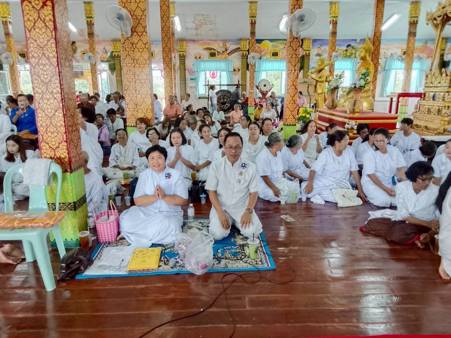 ภาพร่วมพิธีกรรมวัดศรีสวัสดิ์บรรพต