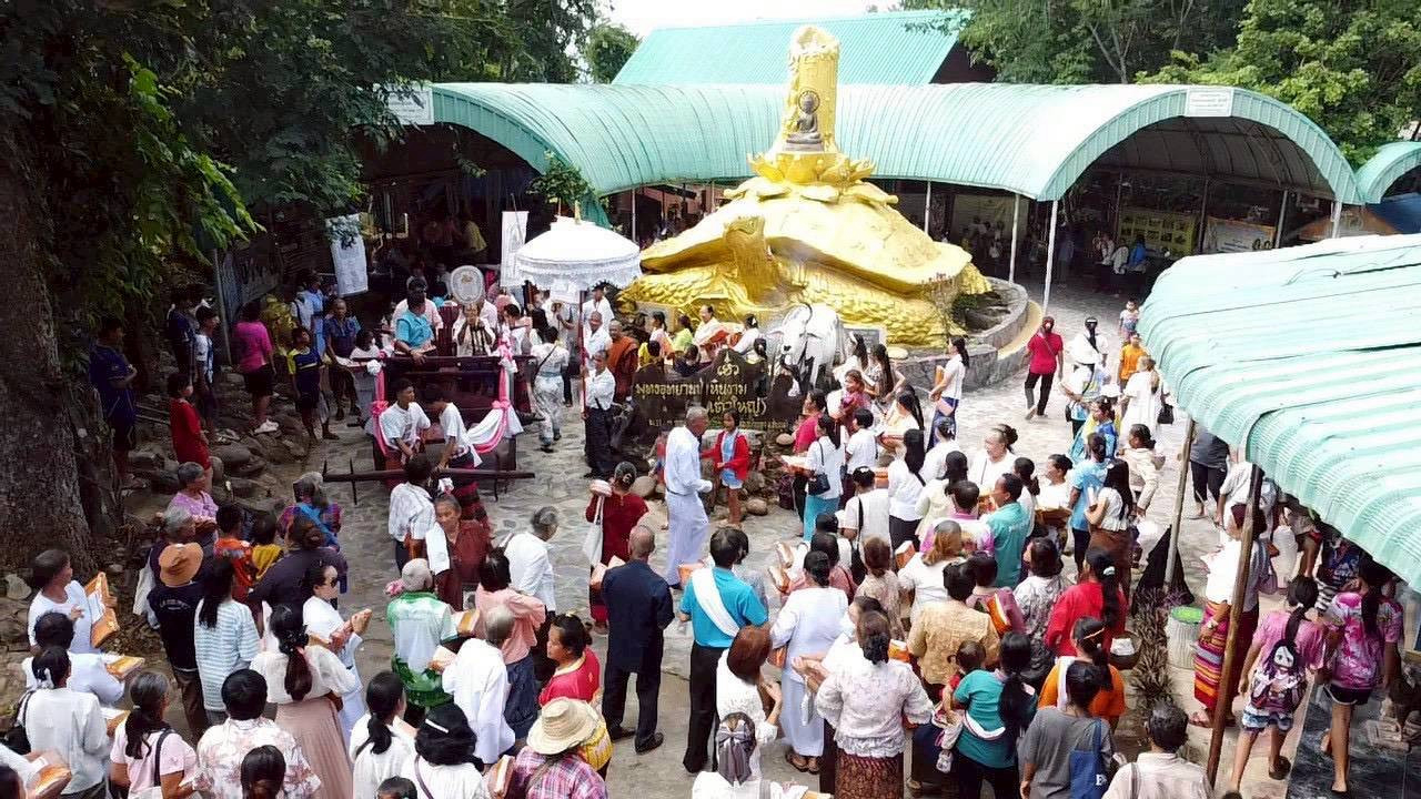 ภาพร่วมพิธีกรรมวัดป่าศิลางาม