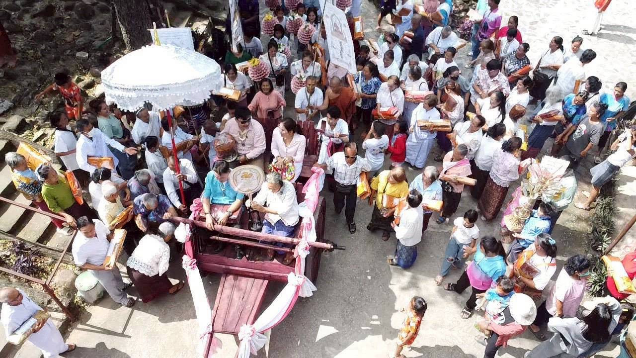 ภาพร่วมพิธีกรรมวัดป่าศิลางาม