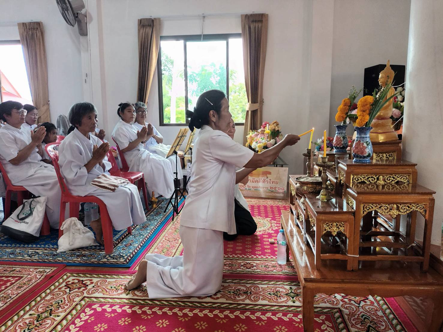 ภาพร่วมพิธีกรรมวัดศรีสนามคงคา