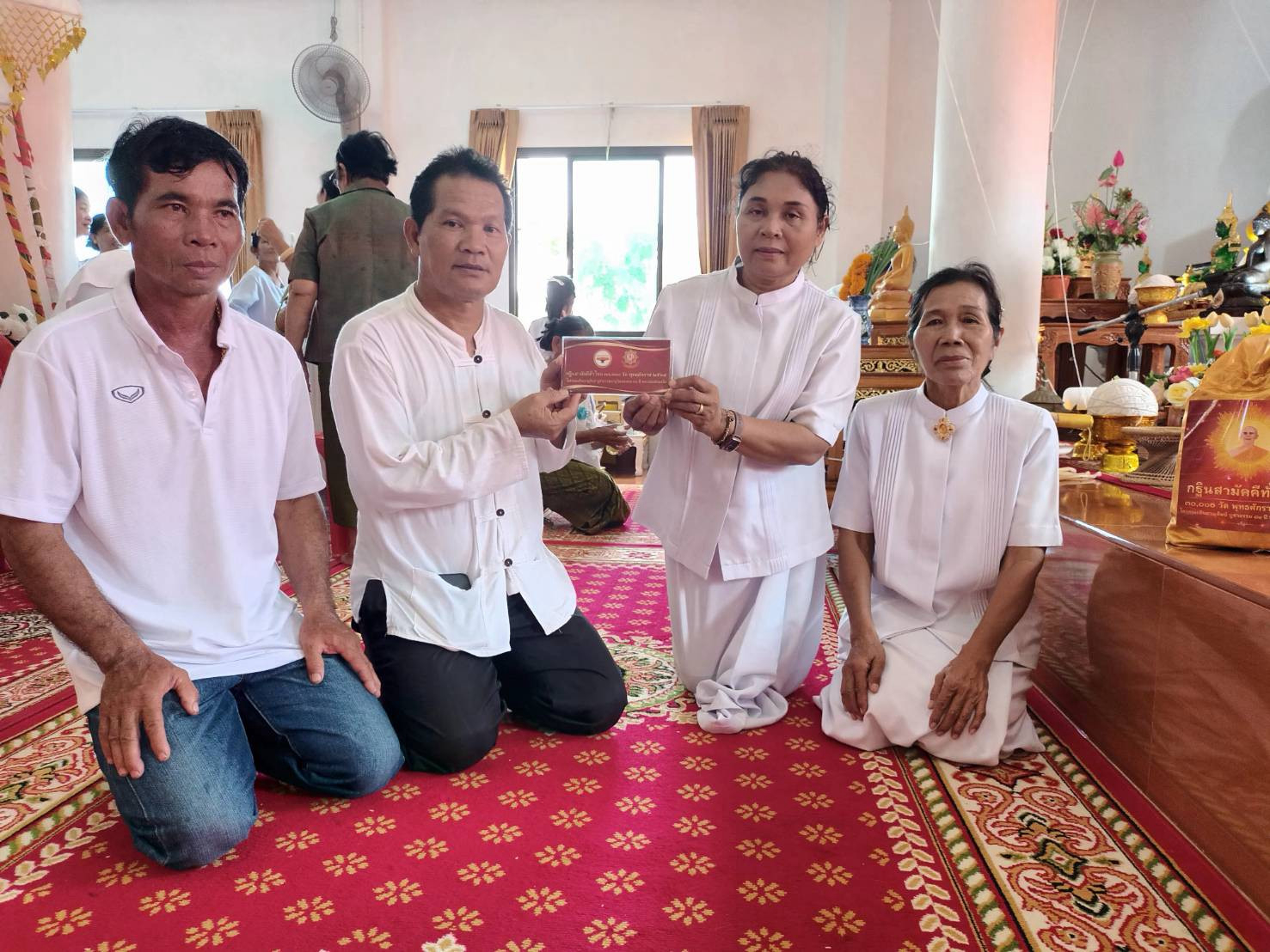 ภาพร่วมพิธีกรรมวัดศรีสนามคงคา