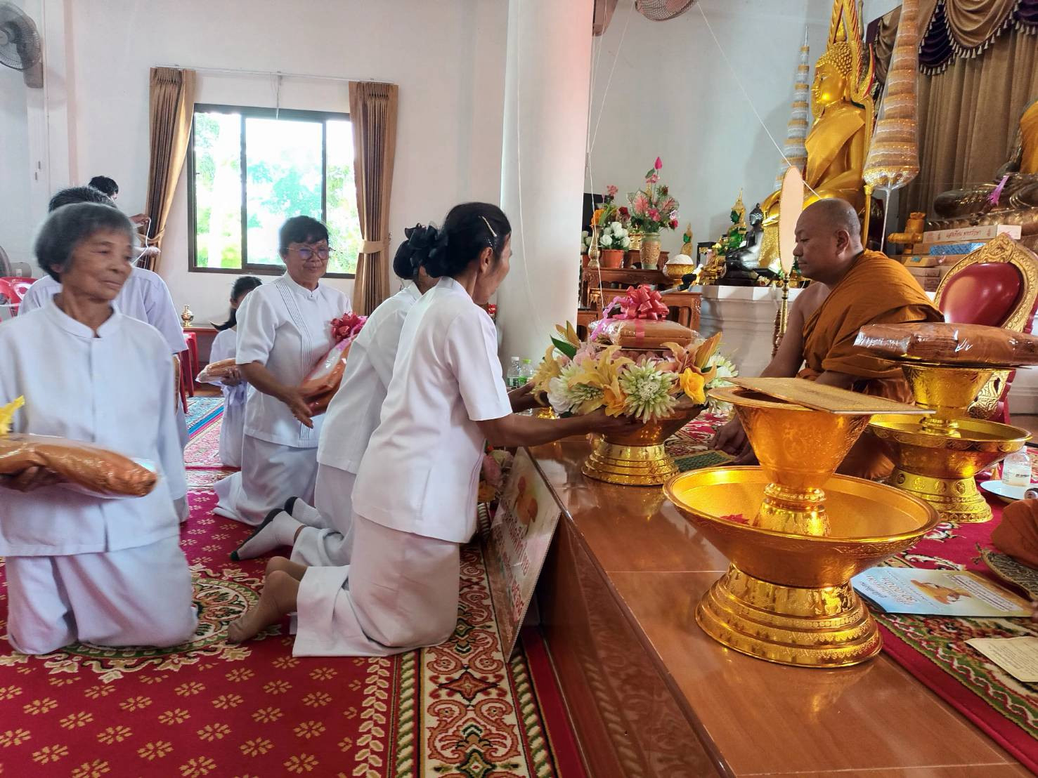 ภาพร่วมพิธีกรรมวัดศรีสนามคงคา