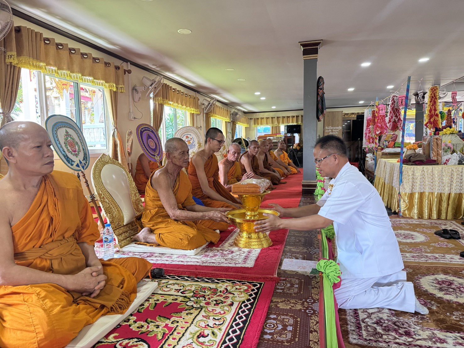 ภาพร่วมพิธีกรรมวัดศิลาดาด