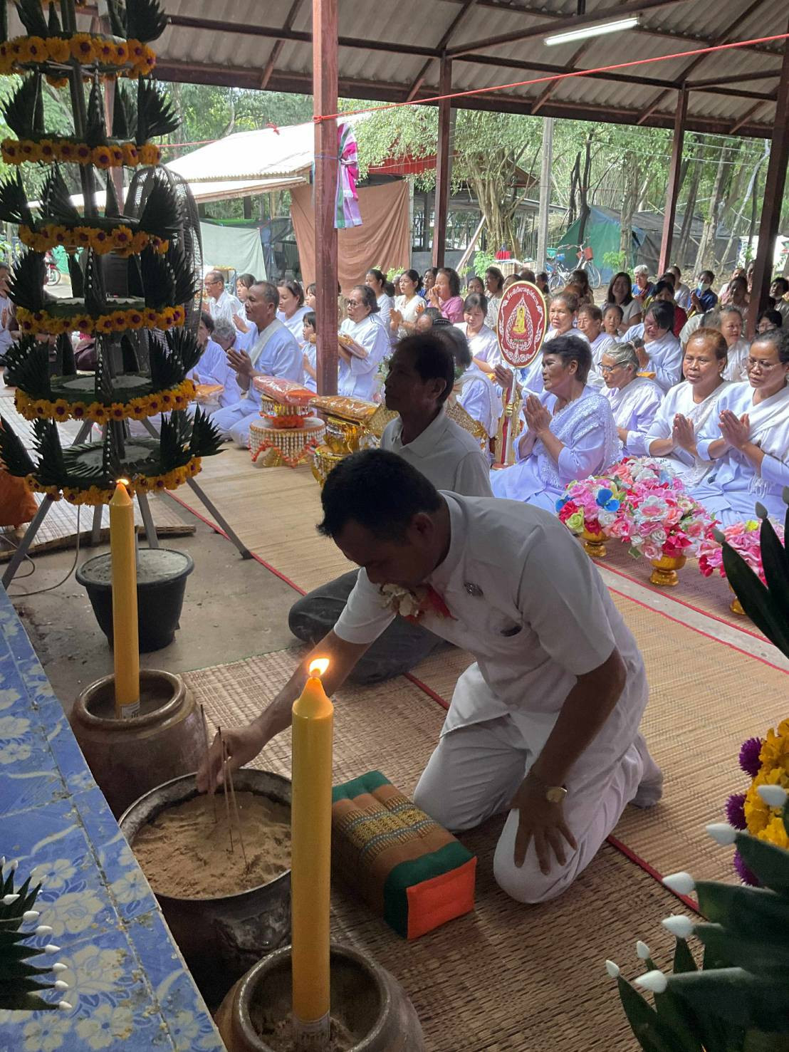 ภาพร่วมพิธีกรรมวัดอุดร