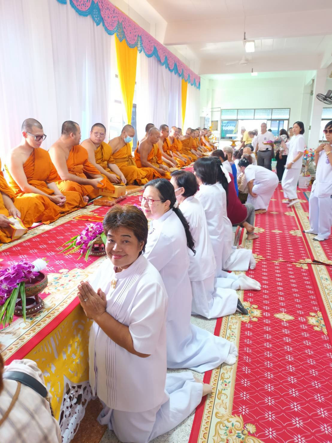 ภาพร่วมพิธีกรรมวัดคลองหนึ่ง