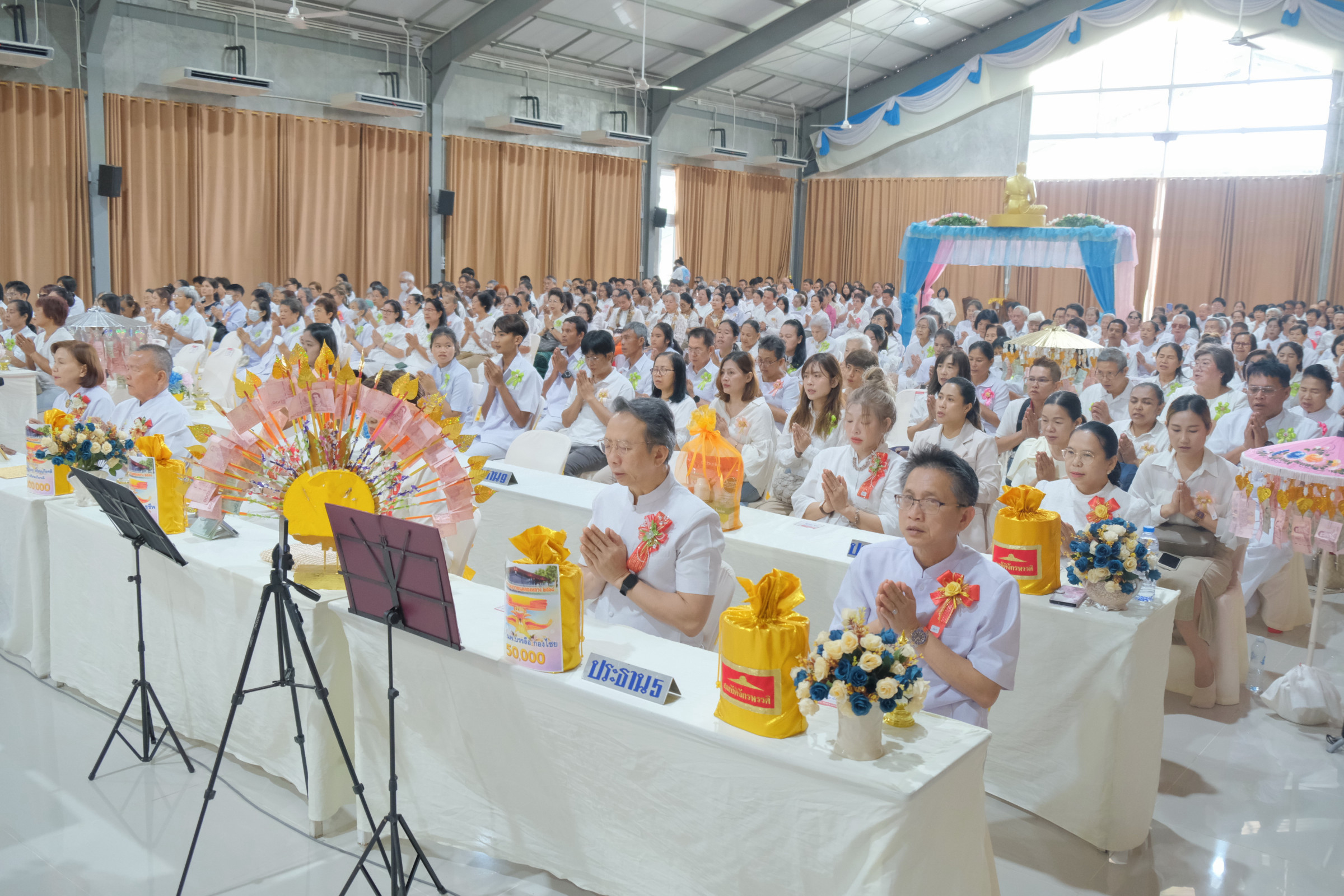 ภาพกล่าวคำถวายกฐินศูนย์อบรมเยาวชนคลองหลวง