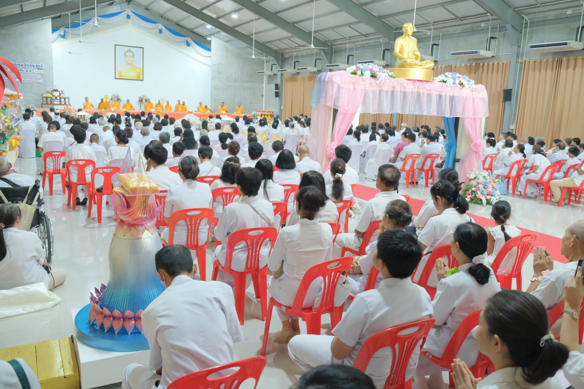 ภาพร่วมพิธีกรรมศูนย์อบรมเยาวชนคลองหลวง