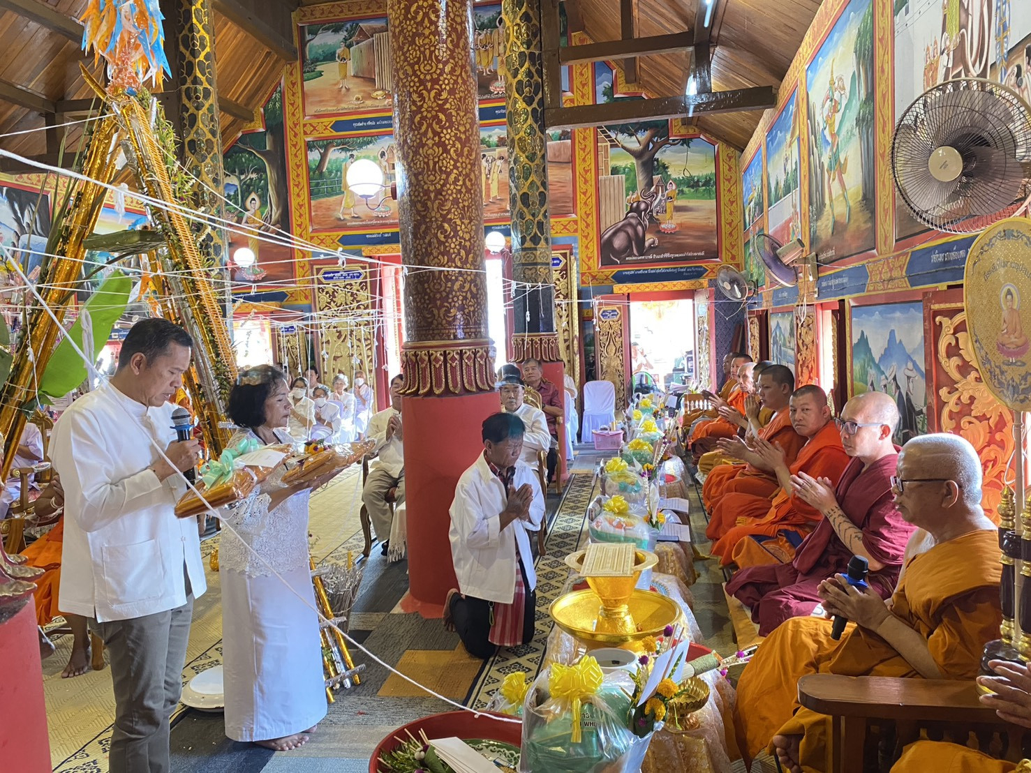 ภาพกล่าวคำถวายกฐินวัดทาชมภู