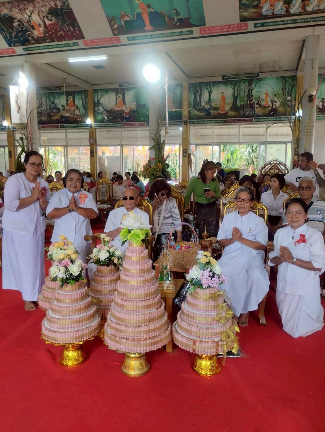 ภาพร่วมพิธีกรรมวัดศรีมหาโพธิ์
