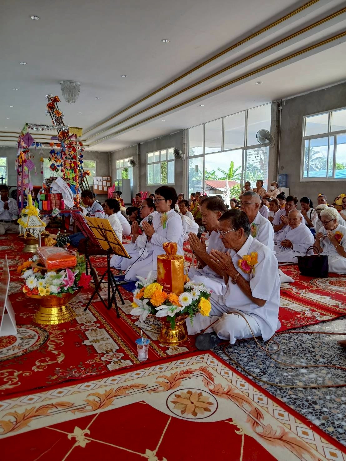 ภาพกล่าวคำถวายกฐินวัดโนนสังข์สามัคคี