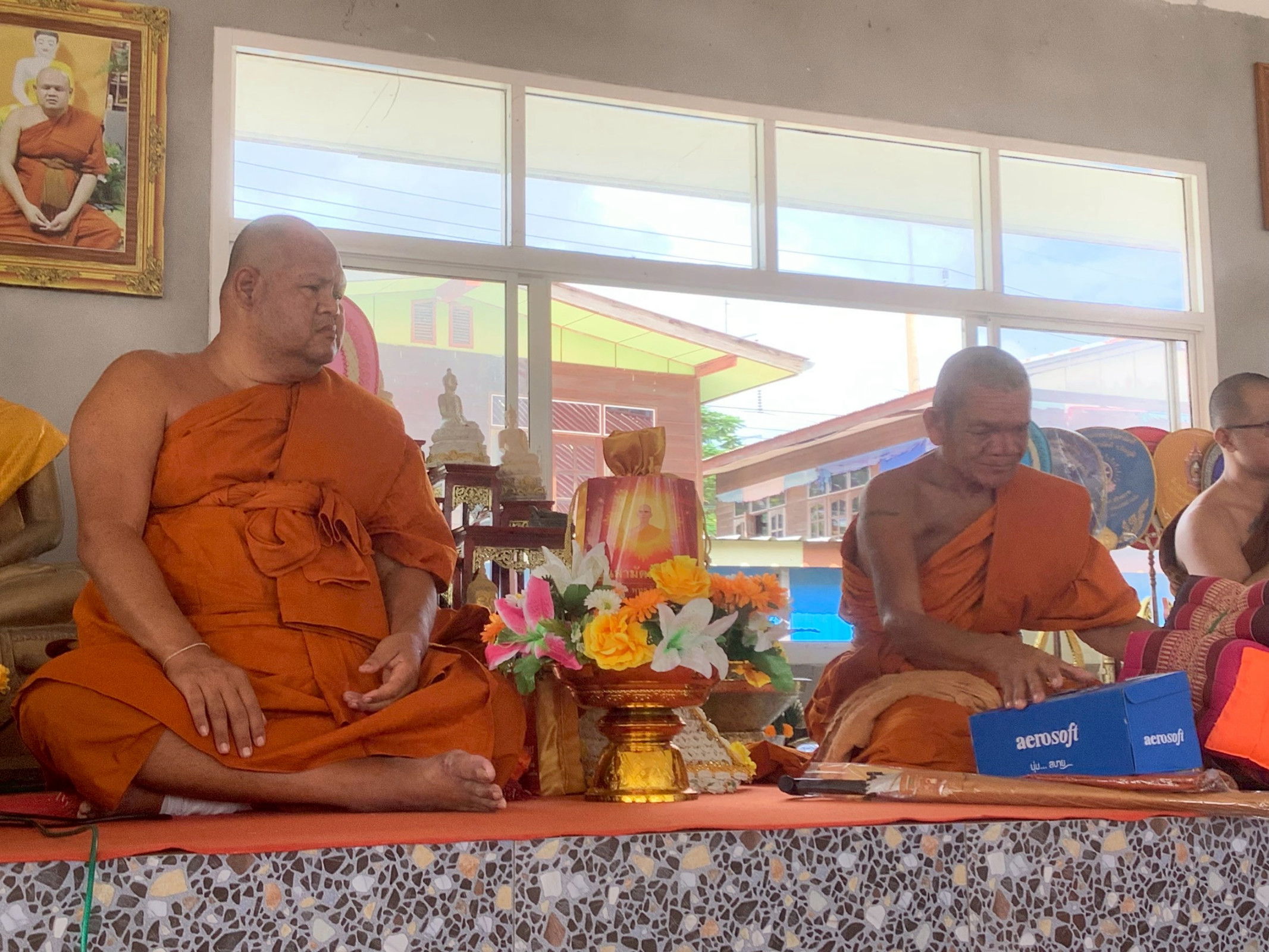 ภาพร่วมพิธีกรรมวัดโนนสังข์สามัคคี