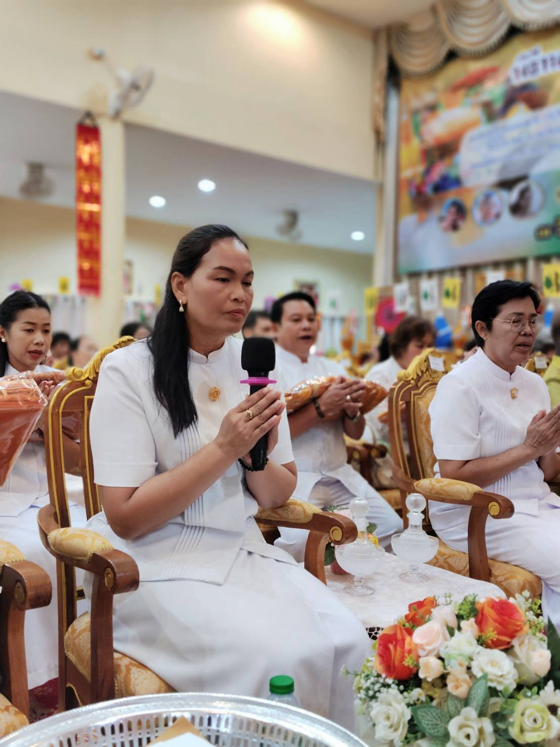 ภาพกล่าวคำถวายกฐินวัดห้วยหินฝน