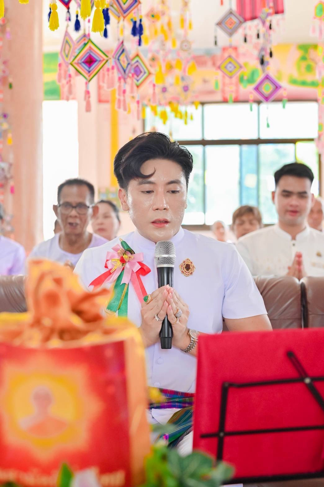 ภาพกล่าวคำถวายกฐินวัดสันติวิเวการาม