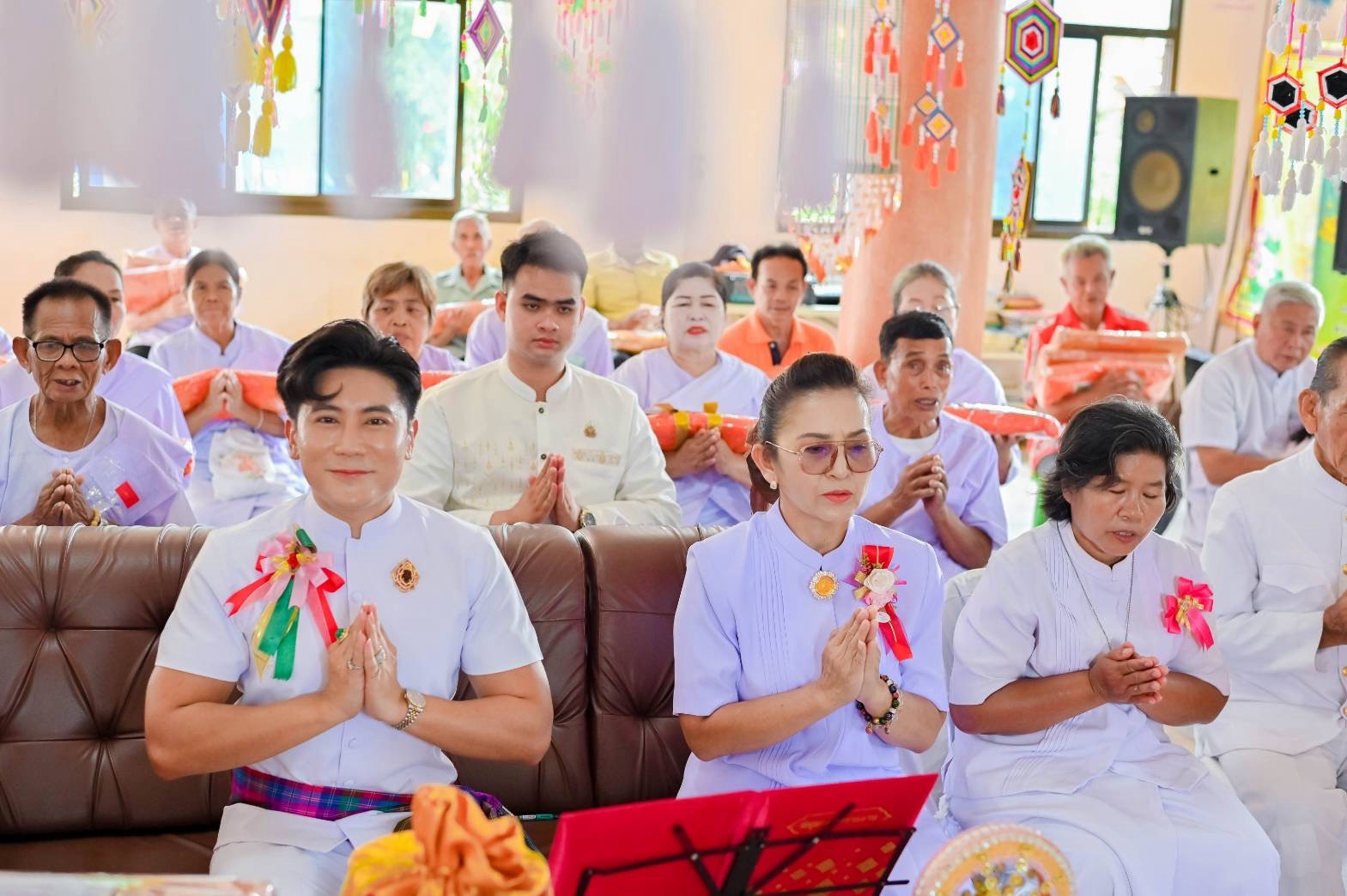 ภาพร่วมพิธีกรรมวัดสันติวิเวการาม