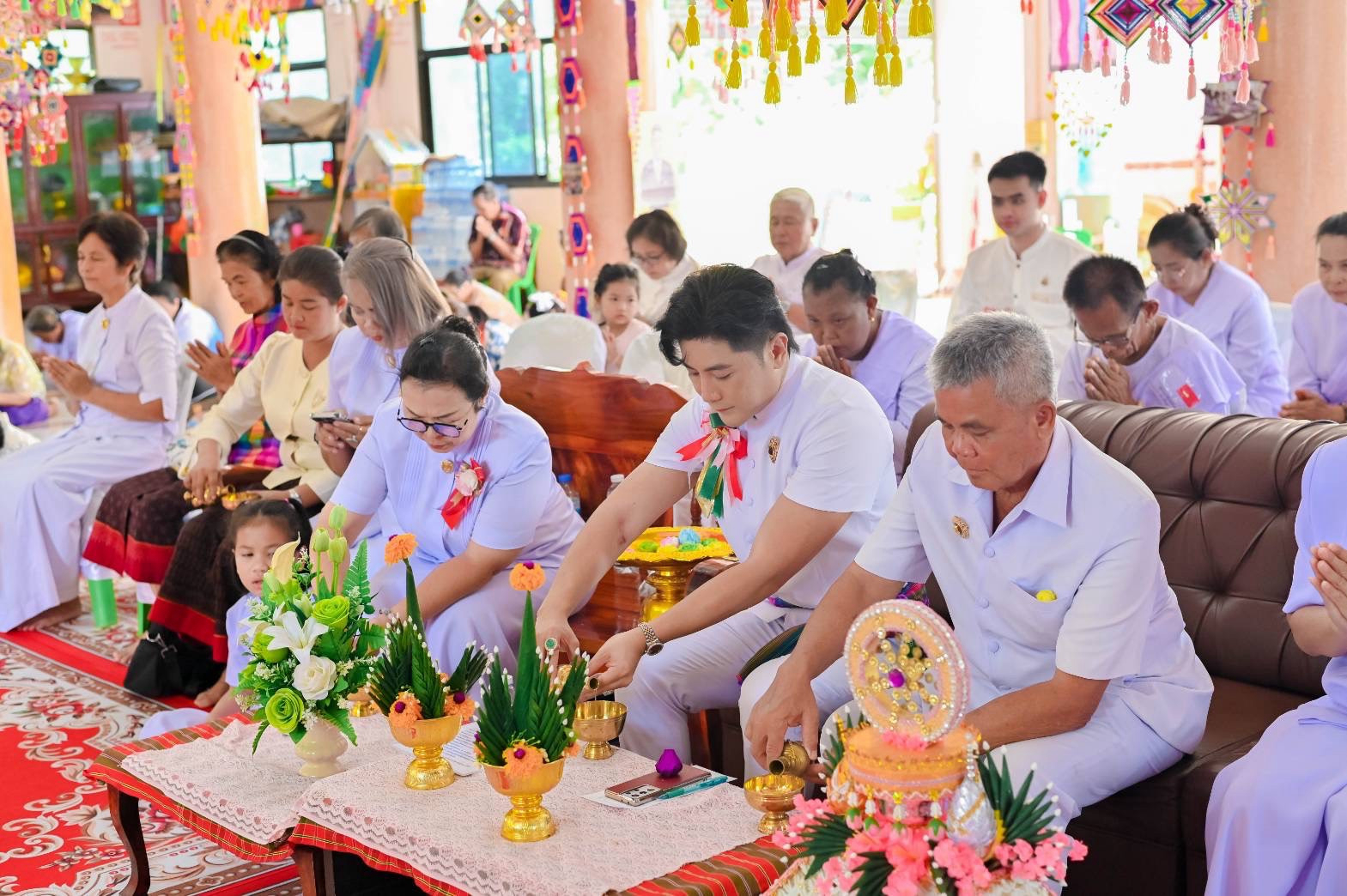 ภาพร่วมพิธีกรรมวัดสันติวิเวการาม