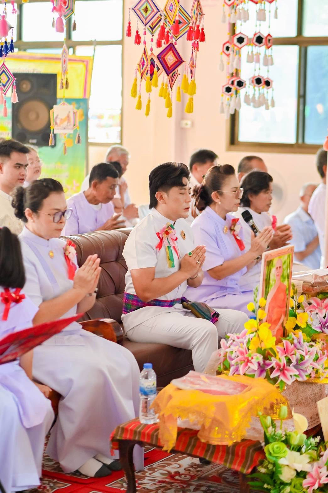 ภาพร่วมพิธีกรรมวัดสันติวิเวการาม