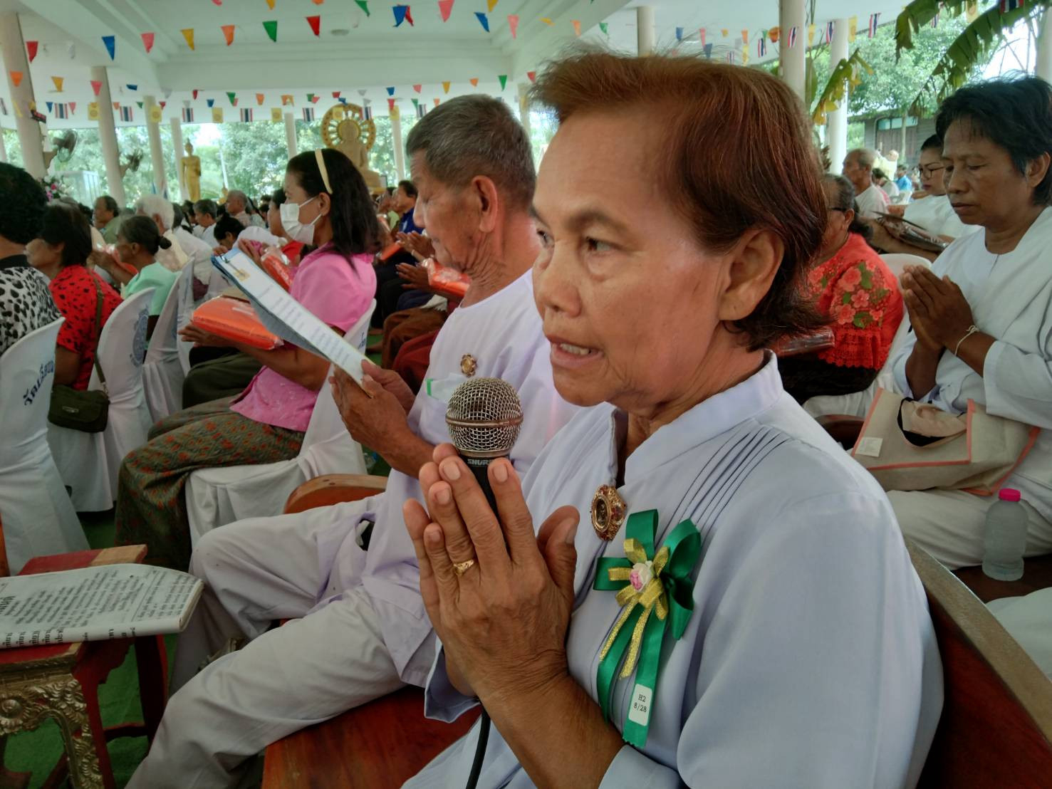 ภาพกล่าวคำถวายกฐินวัดเลียบน้ำไหล