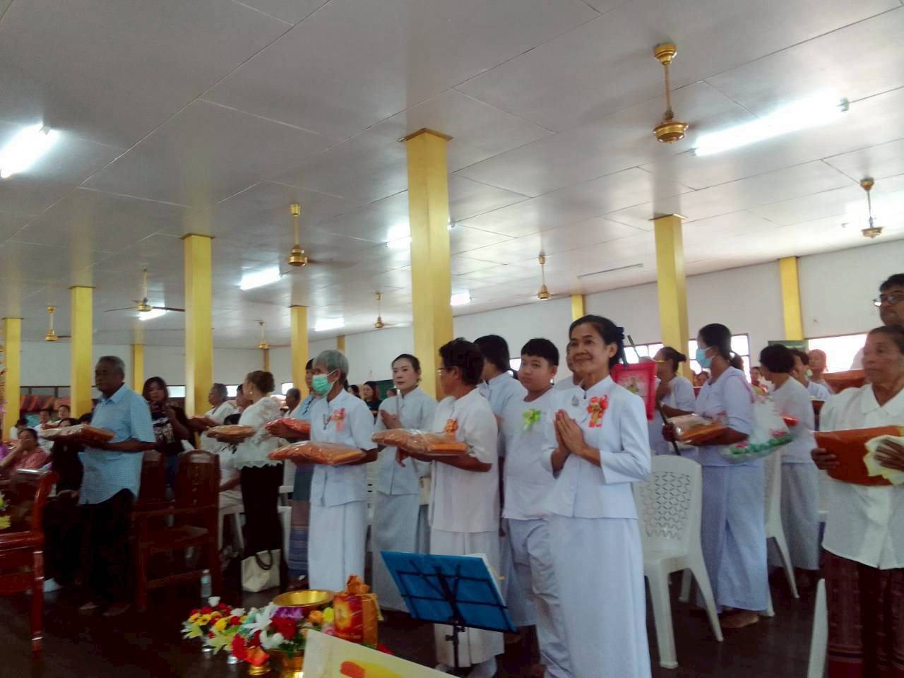 ภาพร่วมพิธีกรรมวัดศรีวิเศษประชานิมิตร